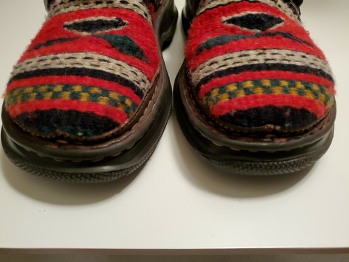 Born Damen 6 M Indianer Decke Wolle Azteken Clogs Boho Slipper Pantolette Loafer - Bild 6 von 6