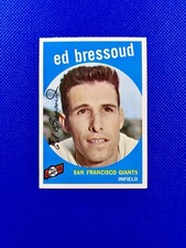 1959 Topps #19 Ed Bressoud San Francisco Giants High-end NM-MT      B59#19A1
