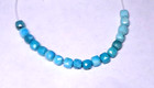 18 TURQUOISE 4 mm Faceted Cube Natural Gemstone Beads