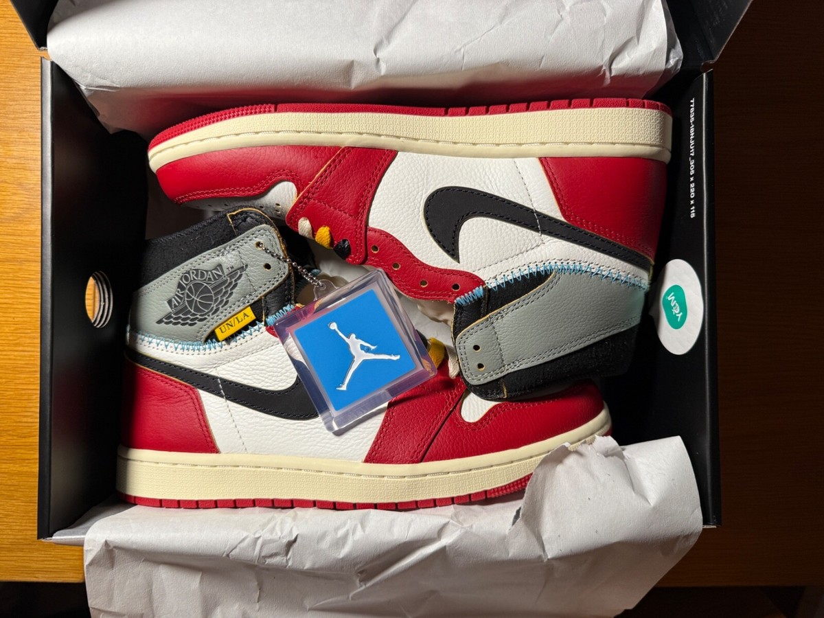 Nike Air Jordan x Union Vasrity Red and Shadow Grey UK7 BNIB, In-Hand