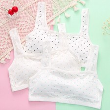 Teenage Training Bra Girls Breathable Comfort Tops Widened Shoulder Strap 12-16T