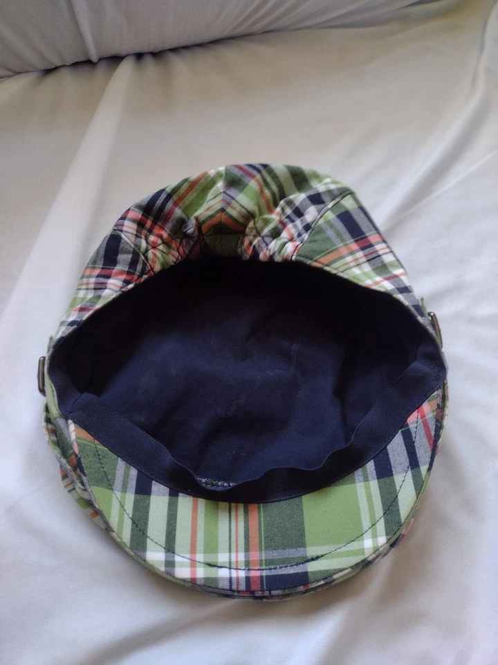 Gorra Janie And Jack Cuadros Cuadros Plana Newsboy Bebé Talla 12-24 Meses Foto 2 de 4