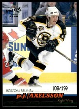 1999-00 Pacific P.J. Axelsson /199 Boston Bruins #18