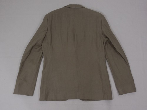 Murano Baird McNutt Men’s 100% Linen $200 L Blazer Sport Coat Jacket Taupe Khaki - Picture 6 of 10