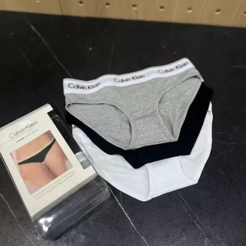 Calvin Klein Ladies 3 Pack Bikini Briefs Underwear Womens Knickers Panties Box