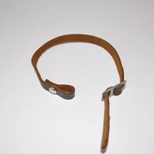 Russian USSR Knife Bayonet Leather Retention Strap Wrist Belt Brown Authentic