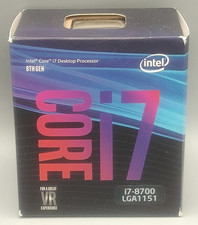 Intel Core I7-8700 3.2GHz 6-Cores LGA 1151 De...