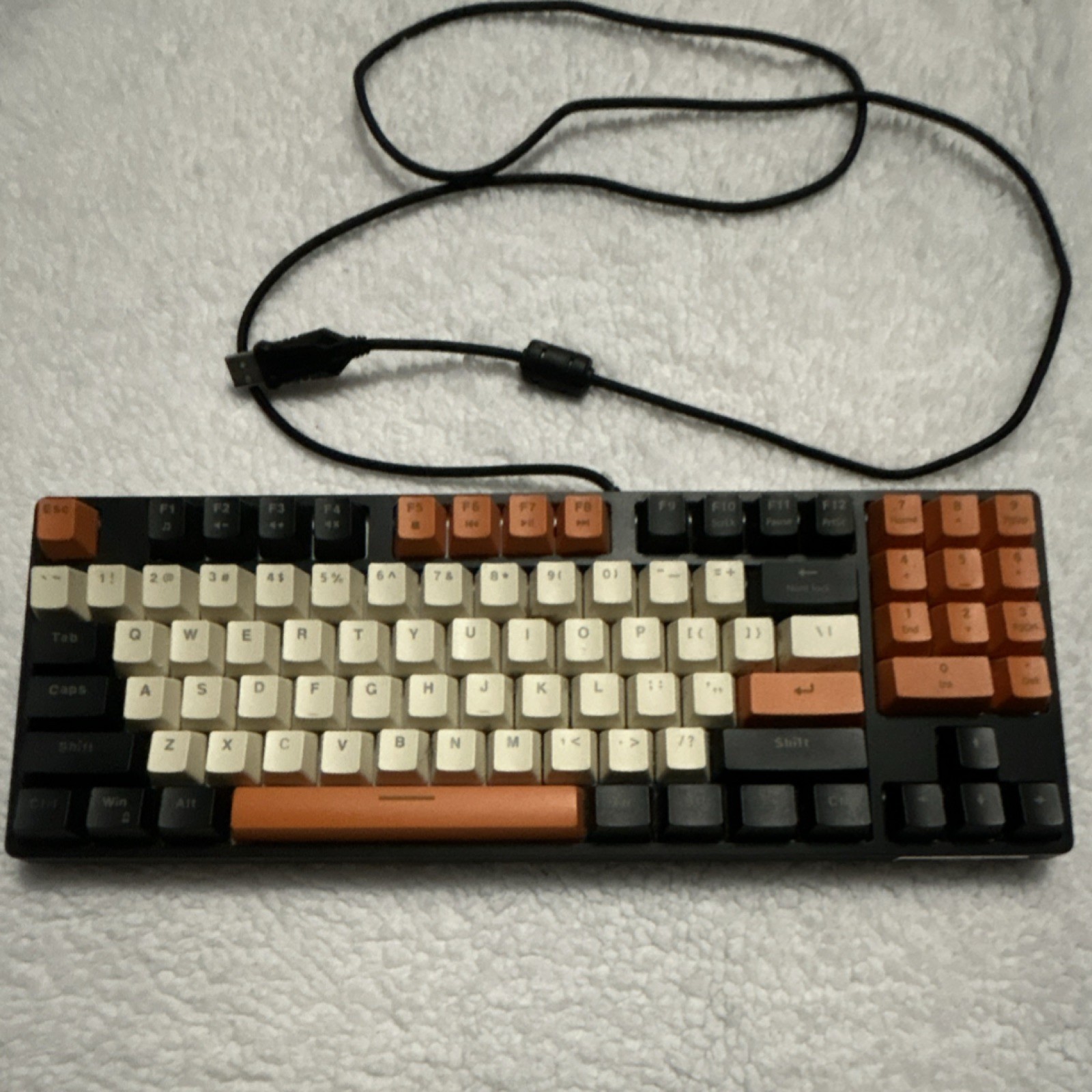 HAVIT Mechanical Gaming Keyboard KB487L Black Orange Wired U