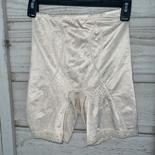 Vintage Beige Flexees Garter Girdle Size M, Style 6855 Garter Loops