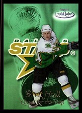 1999 TOPPS GOLD LABEL BRETT HULL QC9 MINT QUEST FOR THE CUP BLACK DALLAS STARS