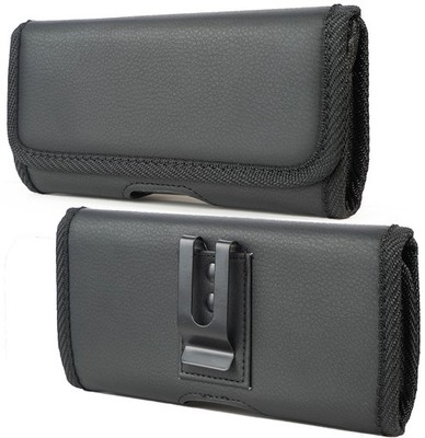 Schwarze Vegan Leder Hülle Mit Gürtelclip Für Nokia C300 C110 G310 ThinkPhone