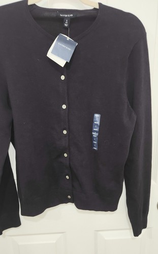 Lands End Women’s Cardigan True Navy Size Small (6-8) NWT - Picture 2 of 7