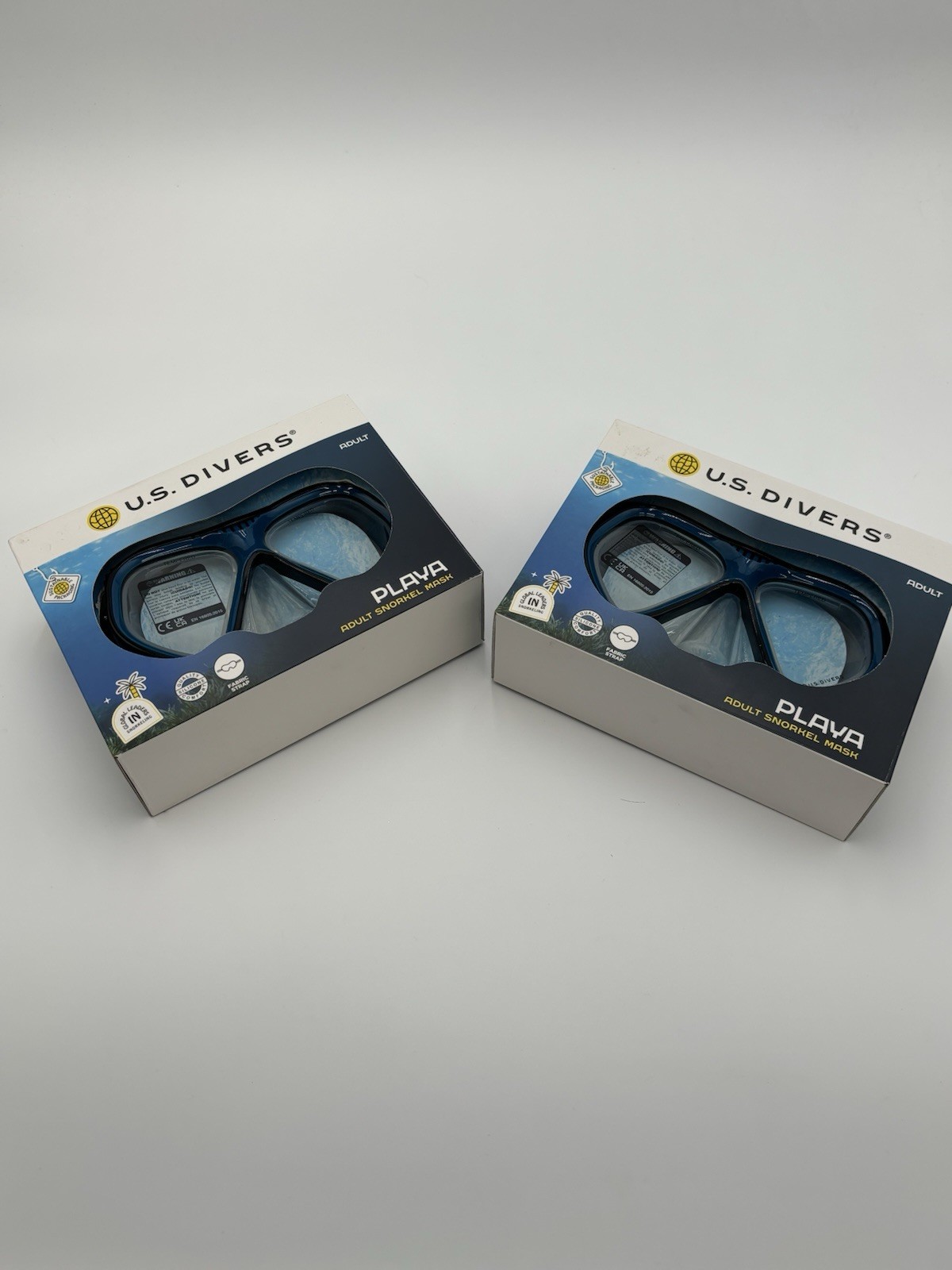 US Divers Adult Snorkel Mask Lot Of 2