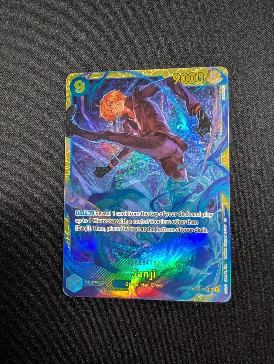 One Piece Card-Sanji OP06-119 Wings of the Captain SEC Foil 9000
