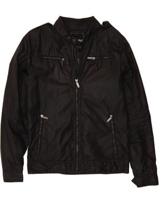 Kenvelo Herren Bomberjacke UK 36 Small Schwarz AU06