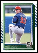 Hurston Waldrep 2025 Donruss #58 Braves MLB READ FREE SHIPPING AutographDen