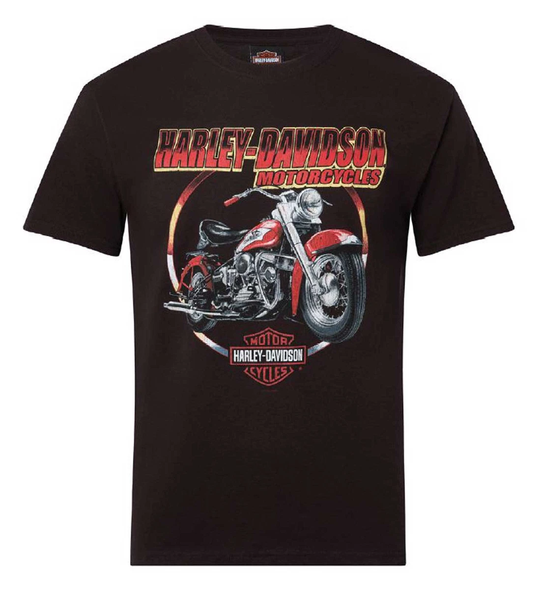 Preços baixos em Algodão Harley-Davidson camisetas tamanho regular