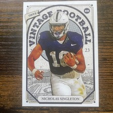 2023 Onyx Vintage Football Nick Singleton #OVNS Penn State University C Store