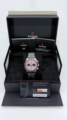 2026 Brand New Tudor Black Bay Chrono Pink M79360N-0019 Complete Set