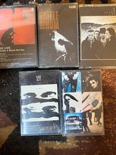 U2 5 Tape Lot Joshua Tree Under A Blood Red Sky Rattle and Hum Boy Achtung