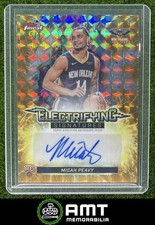 Micah Peavy RC 2025-26 Topps Finest 45/50 Electrifying Auto Gold Geometric