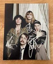 * CHEAP TRICK * signed 11x14 photo * ROBIN ZANDER, RICK NIELSEN & TOM PETERSSON