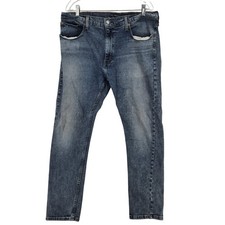 Levis 512 Jeans Mens 36x30 Slim Tapered Fit Stretch Denim WaterLess 28833-0057