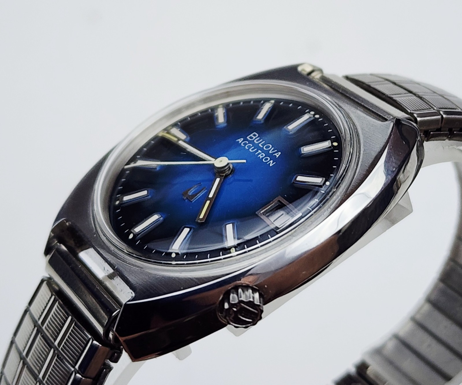 Men's Vintage 1974 TUNING FORK Watch BULOVA ACCUTRON Cal.2181