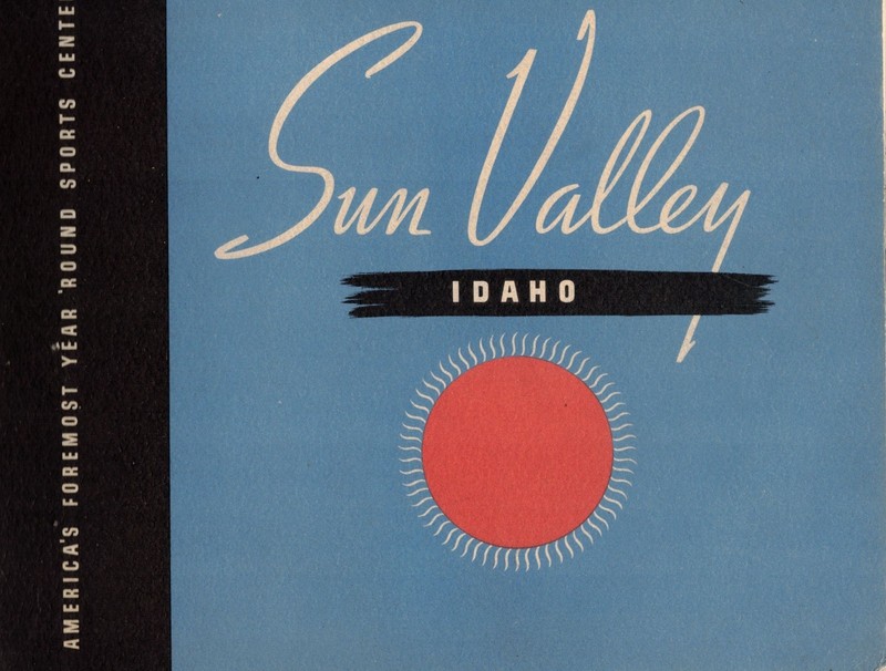 48p. Sun Valley Idaho Promotional Magazine Style Illustrated Book
