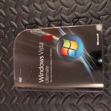 Microsoft Windows Vista Ultimate Full 32 Bit & 64 Bit DVDs =NEW SEALED BOX=