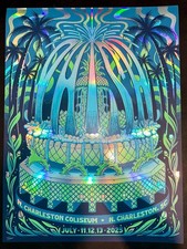 Póster variante lámina edición limitada Phish Charleston 2025 Lewy Jones