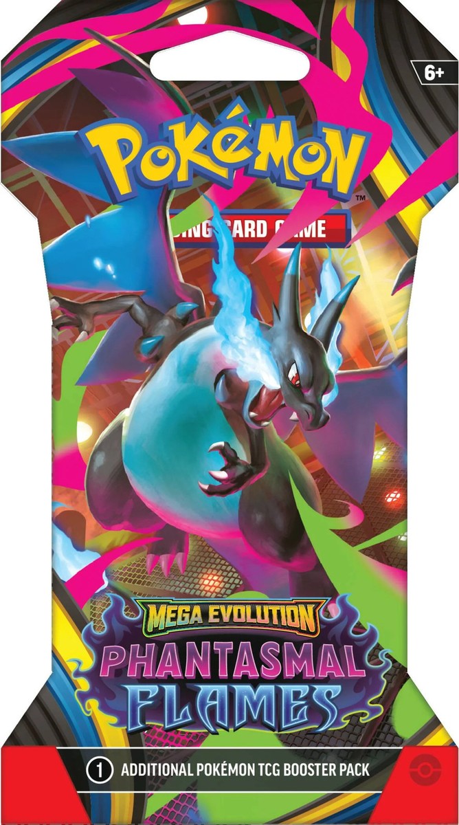 Pokemon TCG: Mega Evolution - Phantasmal Flames Sleeved Booster
