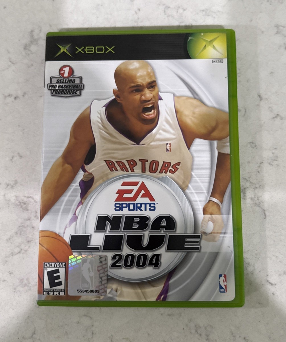 NBA Live 2004 (Microsoft Xbox, 2003) Complete w/ Manual
