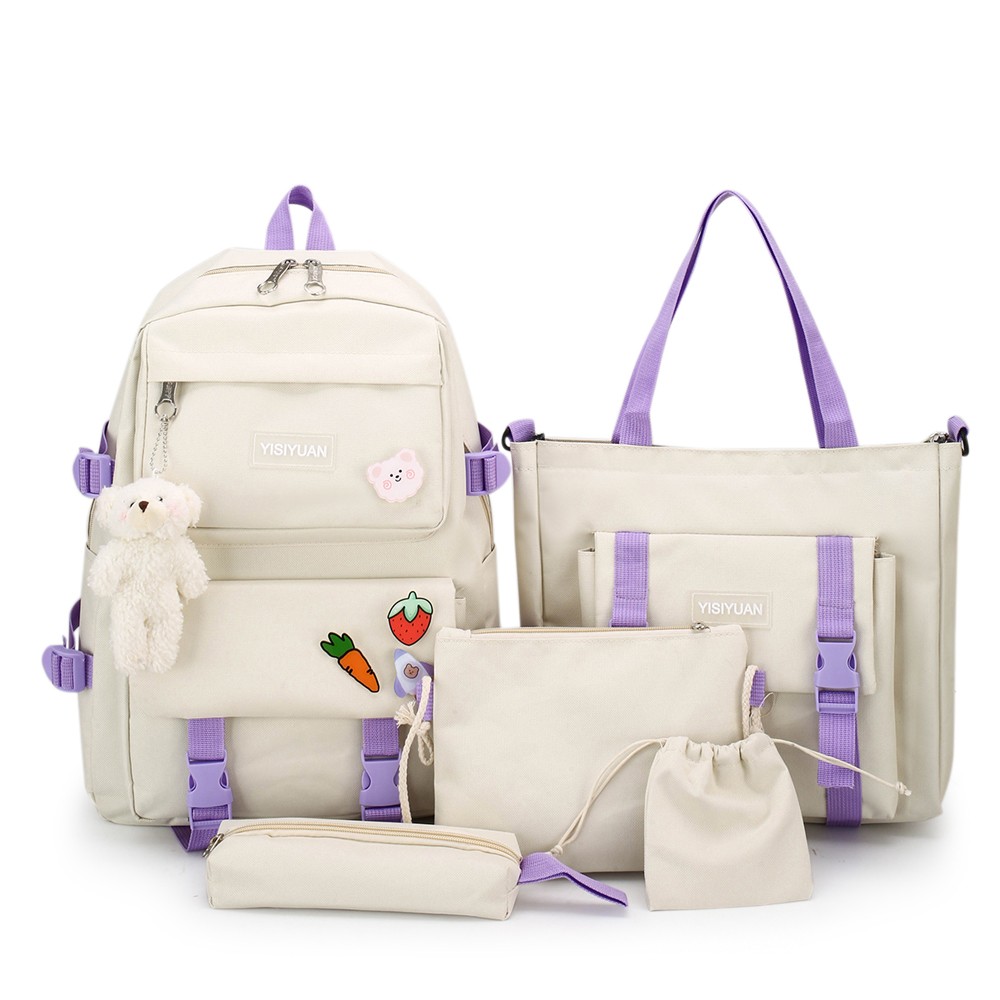 Student Bookbag Waterproof Anti-theft Rucksack