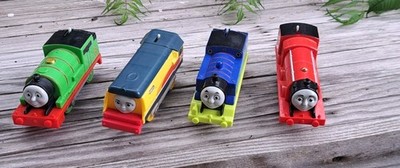 Thomas & Friends Trackmaster Motorized Train 2013 Percy James Rebecca Rainbow