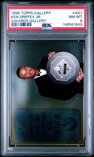 146561849 Ken Griffey Jr 1998 Topps Gallery #AG1 Awards PSA 8