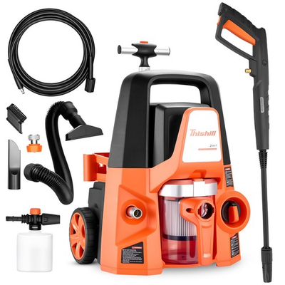 #ad 4 in 1 Pressure Washer amp; Vacuum Cleaner 1.7GPM 2800PSI with High Pressure Cl... $331.55