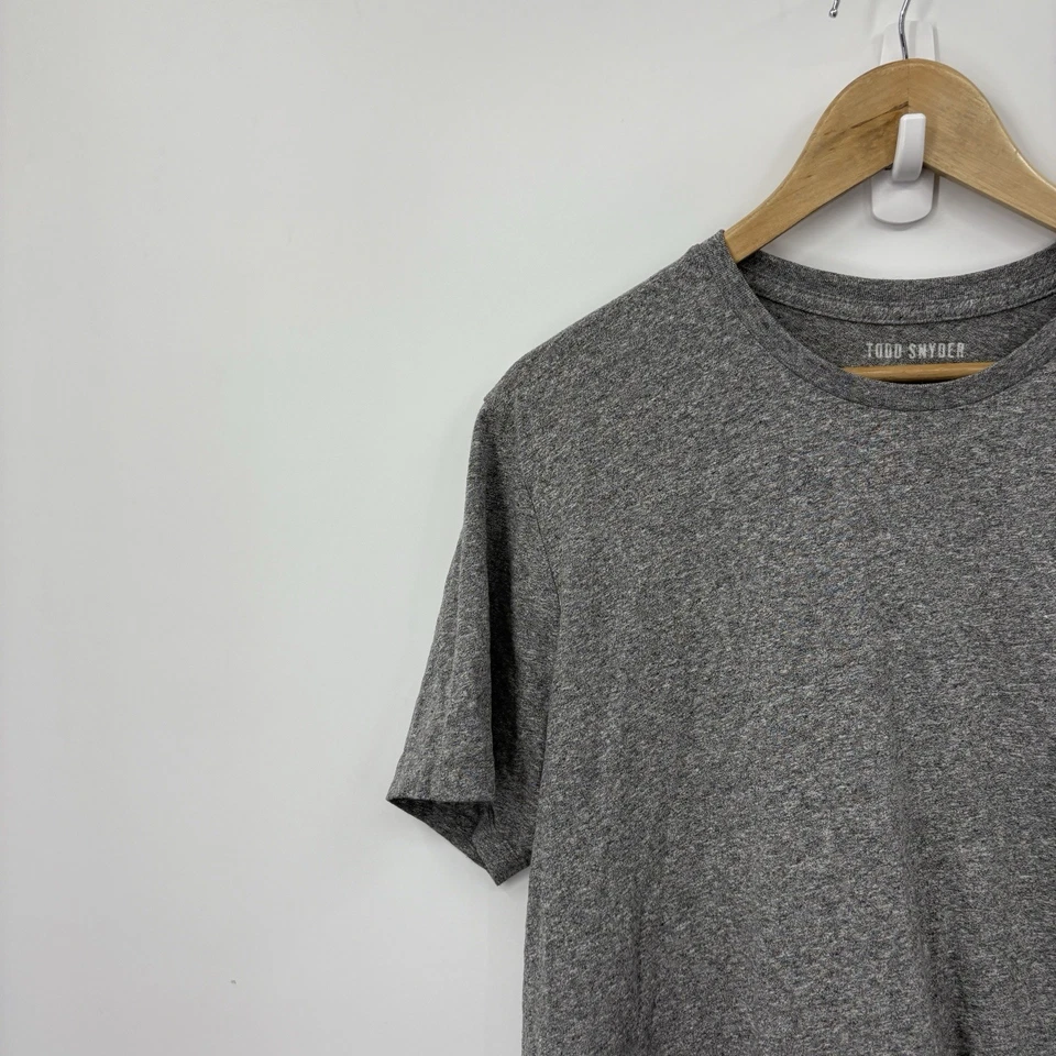 Camiseta Todd Snyder Para Hombre Grande Premium Jersey Manga Corta Lujo Ligera Camiseta Suave Foto 2 de 4