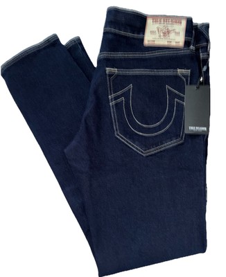 TRUE RELIGION ROCCO SN 32 INSEAM 700063 RELAXED SKINNY JEANS 30 X 32