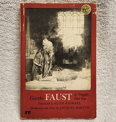 Faust A Tragedy Part One by Johann Wolfgang Von Goethe 1966 Paperback