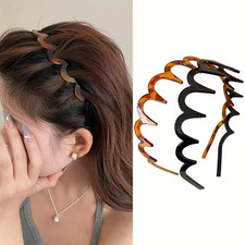 Marcolor 2pcs Women'S Summer Wave Hair Band: Everyday Versatile, High Top Design