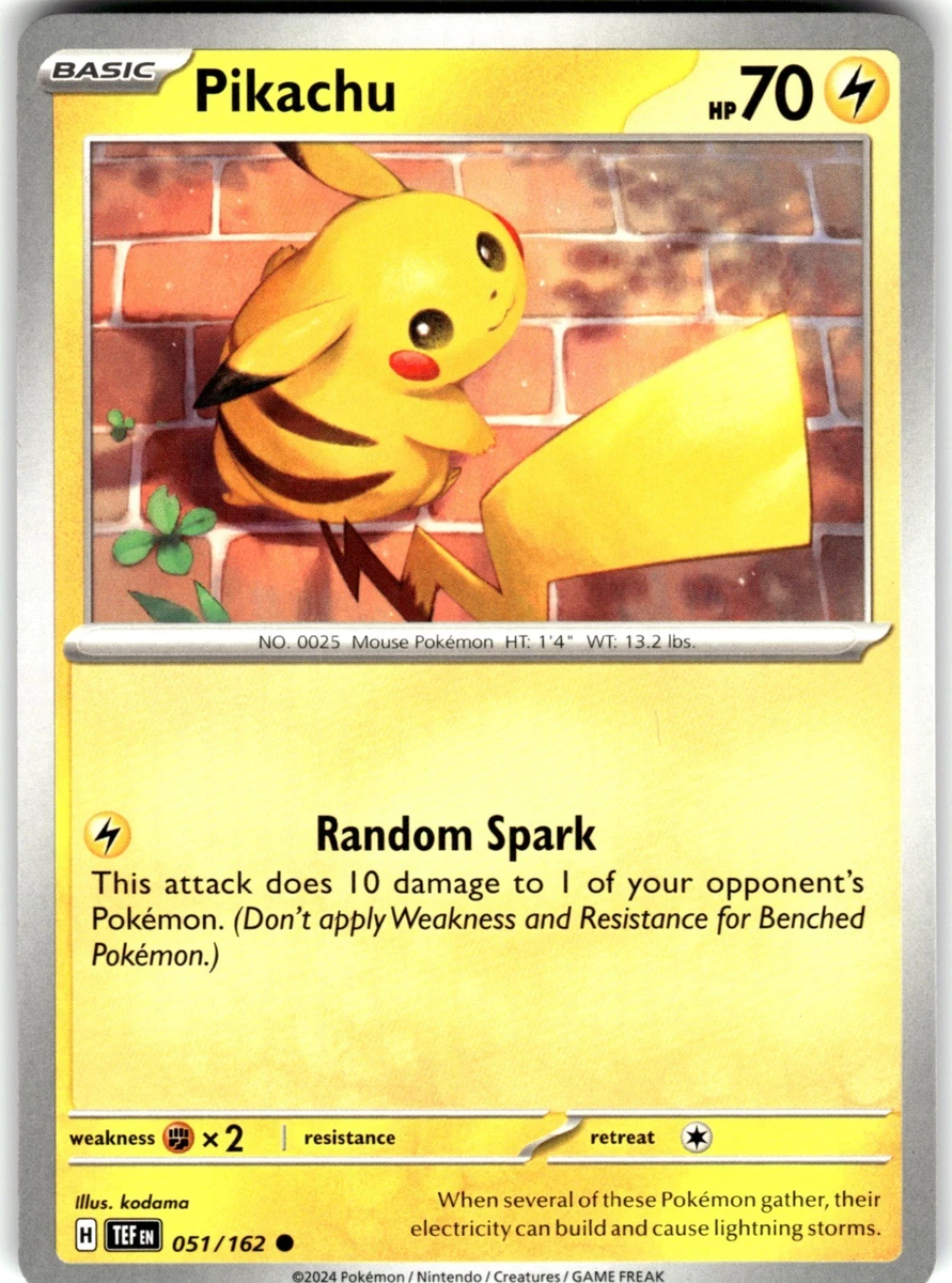 ポケモンカード ピカチュウ 051/162 Pikachu 051/162 SV05: Temporal Forces for sale | eBay