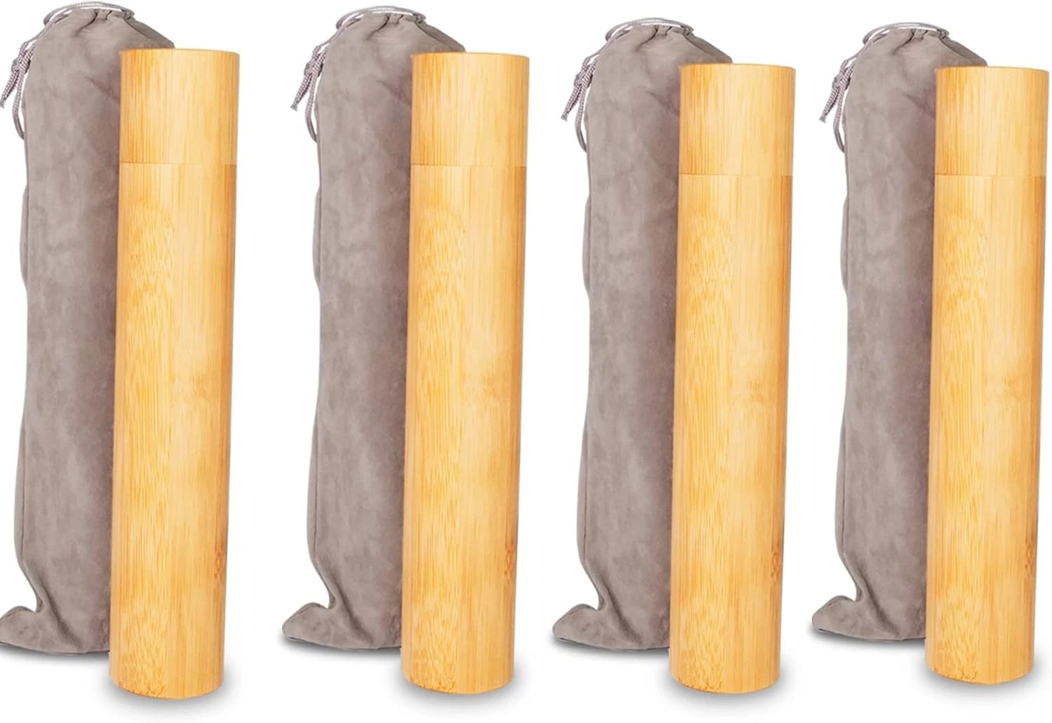 Set of 4 Small Bamboo Scattering Urn Tube for (Set 4), Original