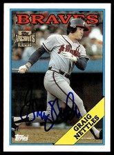 2001 Topps Archives Baseball Graig Nettles Atlanta Braves #574 Signed