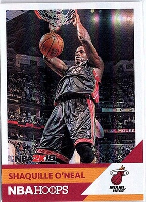 2017-18 Hoops #NNO Shaquille O'Neal Shaquille O'Neal NBA2K18
