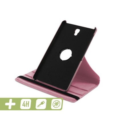 360° Schutzhülle, Tasche, matte Folie in ROSÉ für 8.4'' Samsung Galaxy Tab S