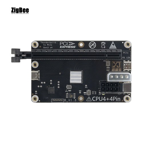 Station d'accueil externe pour carte graphique GPU avec câble de données USB4 60 cm/23,6" + support - Photo 10/10