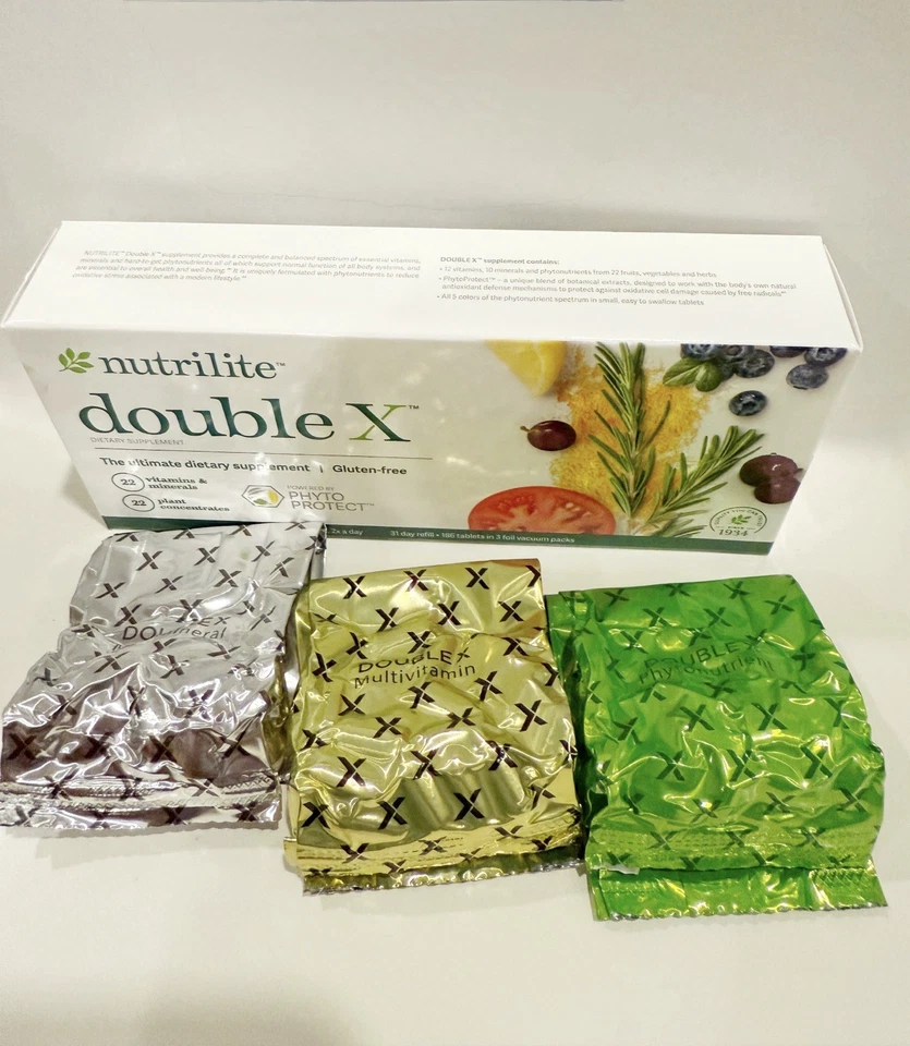 Multivitamínico Amway Nutrilite Double X - Recarga de suministro para 31 días Foto 2 de 4