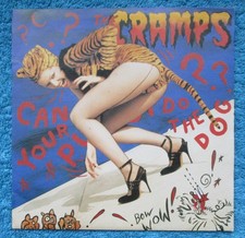 7" Single. The Cramps - Can Your Pussy Do The Dog?  Excellent.  Orange Vinyl.