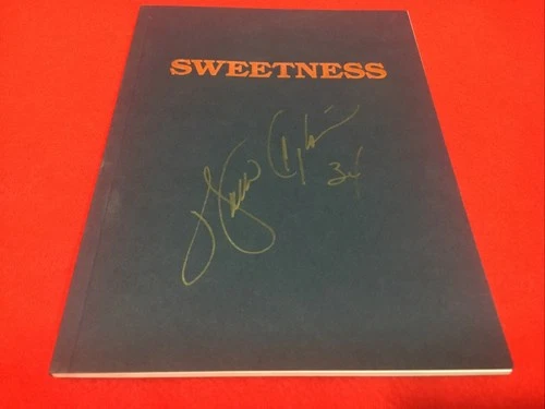 Walter Payton Autograph on 1988 Sweetness Book by Bill McGrane NFL Chicago Bears